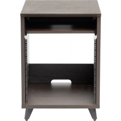 Gator Frameworks Meuble rack studio 10U Elite bois marron - Vue 1